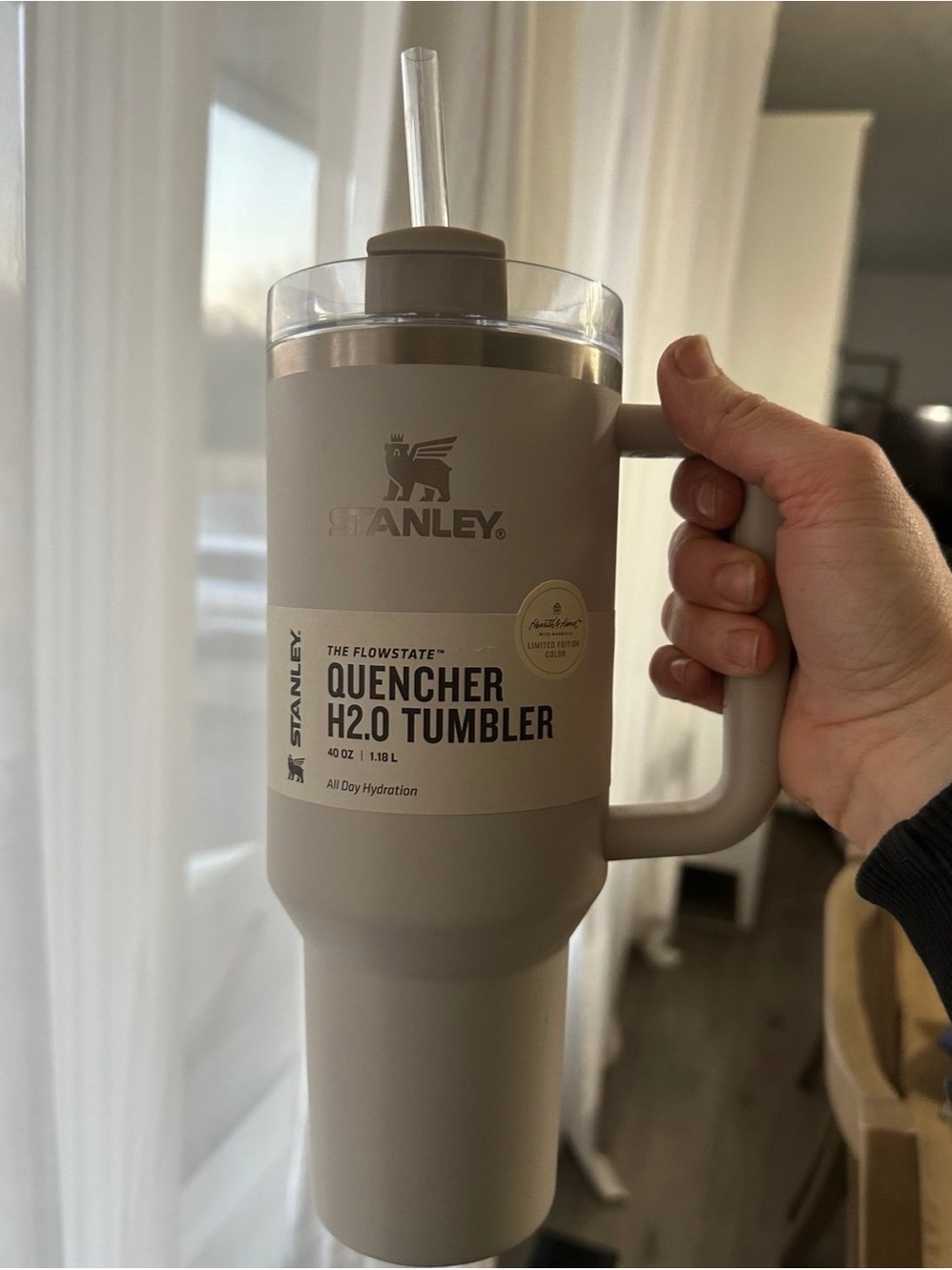 NWT Stanley Quencher H2.0 Tumbler - Taupe Beige
